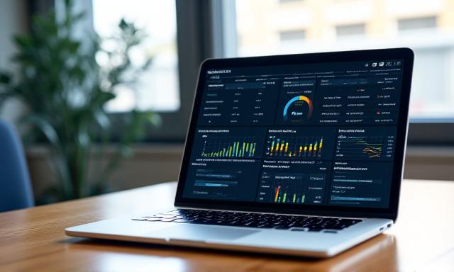 ERP System Integration Dashboard Display